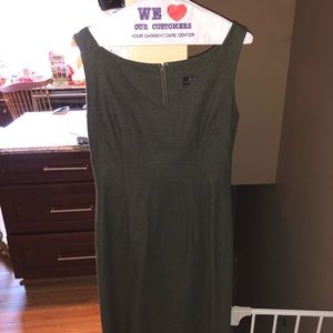 Olive Green Work Professional Dress